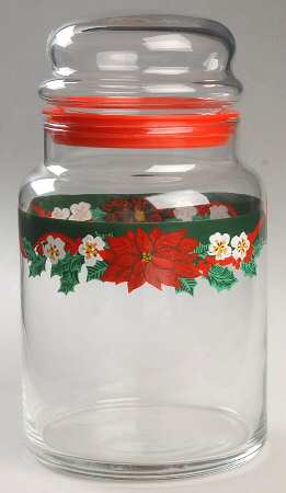 Deck The Halls (Verge) 5" Glassware Storage Jar & Lid