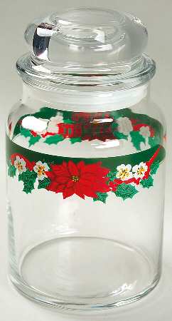 Deck The Halls (Verge) 5" Glassware Storage Jar & Lid