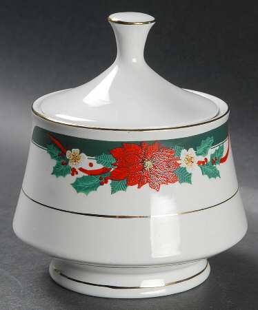 Deck The Halls (Verge) Sugar Bowl & Lid