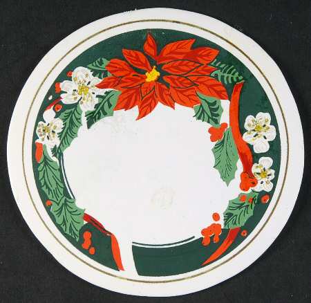 Deck The Halls (Verge) Vinyl Coaster