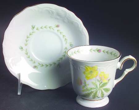 Floriade Footed Cup & Saucer Set