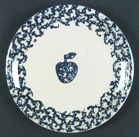 Fruits Blue Dinner Plate
