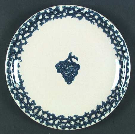 Fruits Blue Dinner Plate