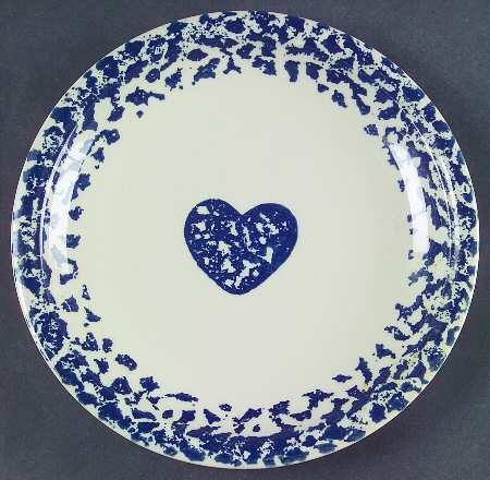 Sponge Blue (Animals or Hearts) Salad Plate