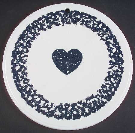 Sponge Blue (Animals or Hearts) Melamine/Melmac Trivet
