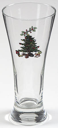 Holiday Hostess (Trim, Gold Band) Glassware Pilsner