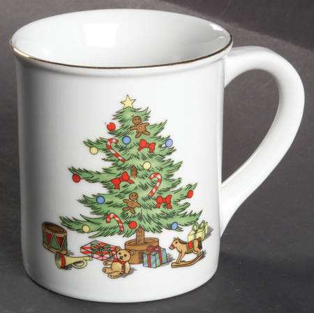 Holiday Hostess (Trim, Gold Band) Mug