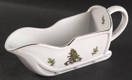 Holiday Hostess (Trim, Gold Band) Gravy Boat