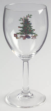 Holiday Hostess (Trim, Gold Band) 12 Oz Glassware Goblet
