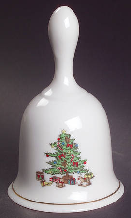 Holiday Hostess (Trim, Gold Band) Bell