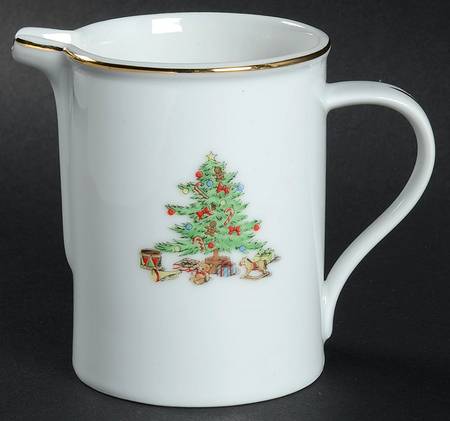 Holiday Hostess (Trim, Gold Band) Creamer