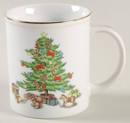 Holiday Hostess (Trim, Gold Band) Mug