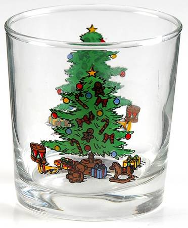 Holiday Hostess (Trim, Gold Band) 6 Oz Glassware Old Fashioned