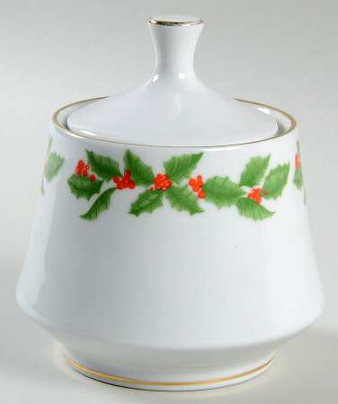 Holly (No Verge) Sugar Bowl & Lid