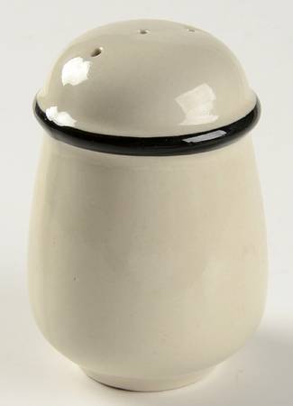 Kitchen Basics Black (Coupe) Salt Shaker