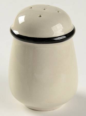 Kitchen Basics Black (Coupe) Pepper Shaker