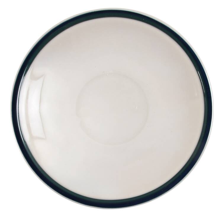 Kitchen Basics Cobalt Green (Thin Band) Saucer