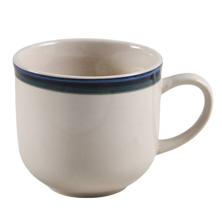 Kitchen Basics Cobalt Green (Thin Band) Flat Cup