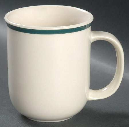 Kitchen Basics Green (Coupe) Mug by Tienshan