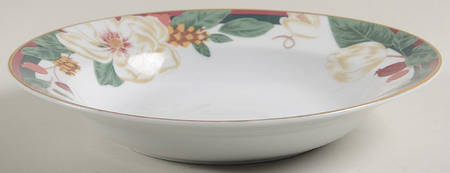 Magnolia Rim Soup Bowl