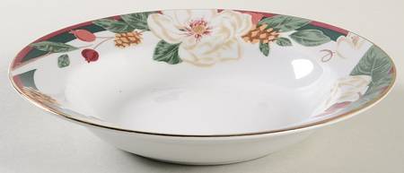 Magnolia Rim Soup Bowl