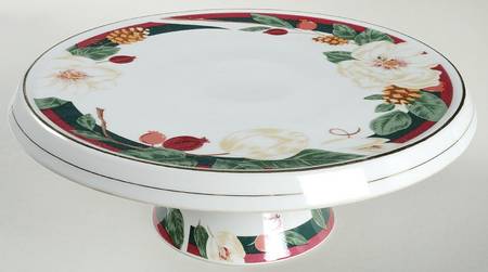 Magnolia 12" Diameter Pedestal Cake Stand