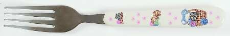 Purrfect Friends Dinner Fork (7 3/8" or Smaller)
