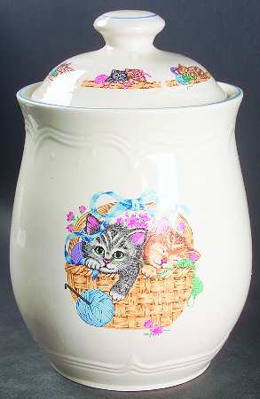 Purrfect Friends Extra Large Canister & Lid