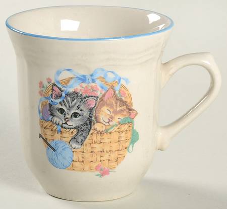 Purrfect Friends Flat Cup
