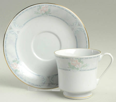 Regency Footed Cup & Saucer Set