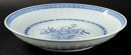 Rice Flower 10" Large Salad Serving Bowl
