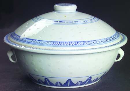 Rice Flower Round Covered Vegetable