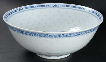 Rice Flower 9" Round Vegetable Bowl