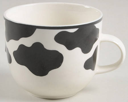 Spotted Cow (White) Mug