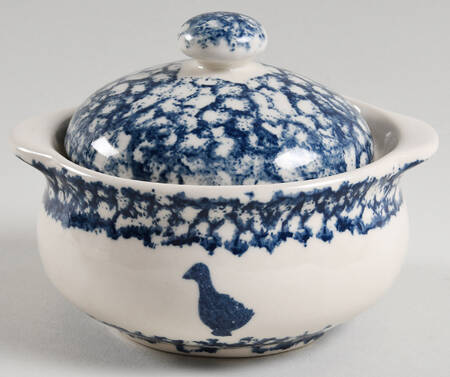 Sponge Blue (Animals or Hearts) Individual Casserole & Lid