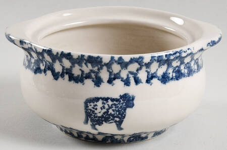 Sponge Blue (Animals or Hearts) Individual Casserole No Lid