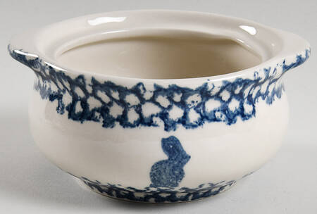 Sponge Blue (Animals or Hearts) Individual Casserole No Lid