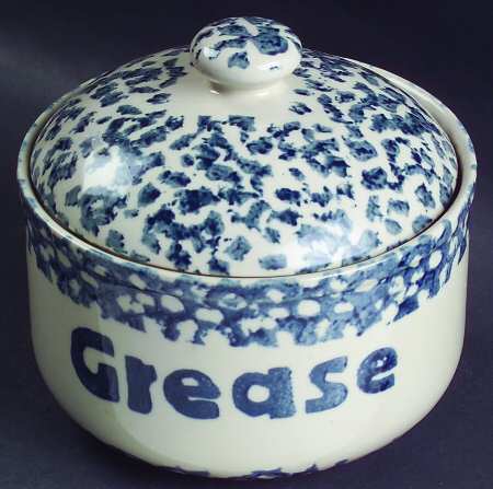 Sponge Blue (Animals or Hearts) Drip Jar & Lid (No Strainer)