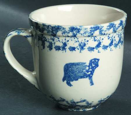 Sponge Blue (Animals or Hearts) Mug