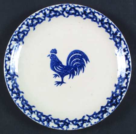 Sponge Blue (Animals or Hearts) Salad Plate