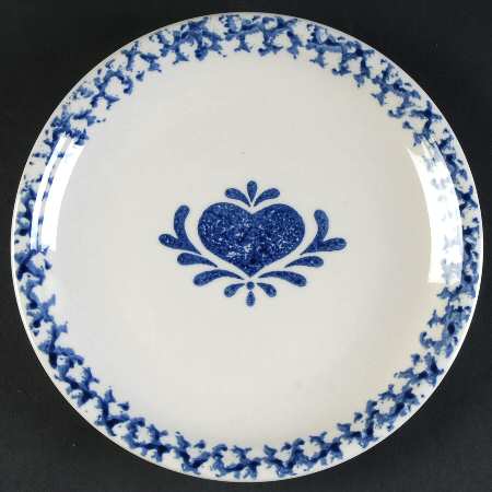Sponge Blue (Animals or Hearts) Salad Plate