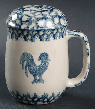 Sponge Blue (Animals or Hearts) Salt Shaker