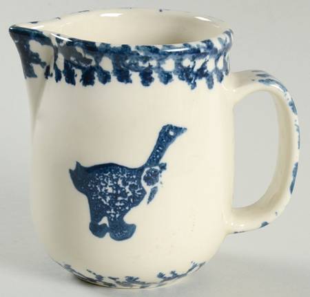 Sponge Blue (Animals or Hearts) Creamer
