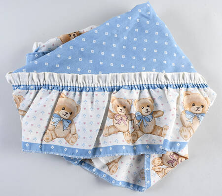 Theodore Bear Pair of 30" X 38" Swag Valance Curtain