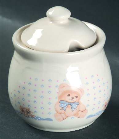 Theodore Bear Sugar Bowl & Lid