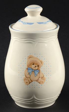 Theodore Bear Small Canister & Lid