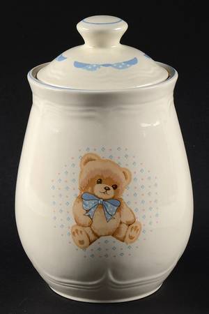 Theodore Bear Medium Canister & Lid