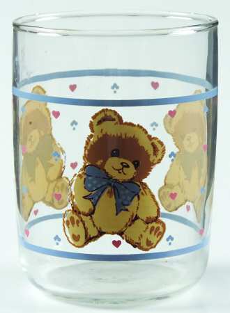 Theodore Bear 8 Oz Glassware Juice by Tienshan