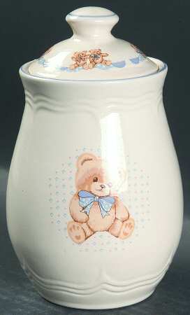 Theodore Bear Small Canister & Lid