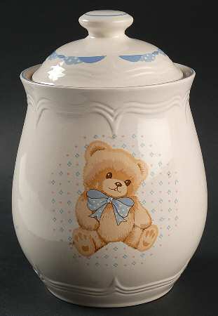 Theodore Bear Large Canister & Lid